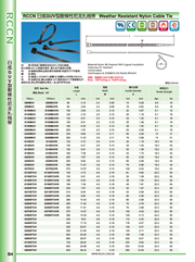 RCCN Anti-ultraviolet cable ties GUV