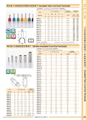 RCCN Pre - insulated double - wire terminal EW