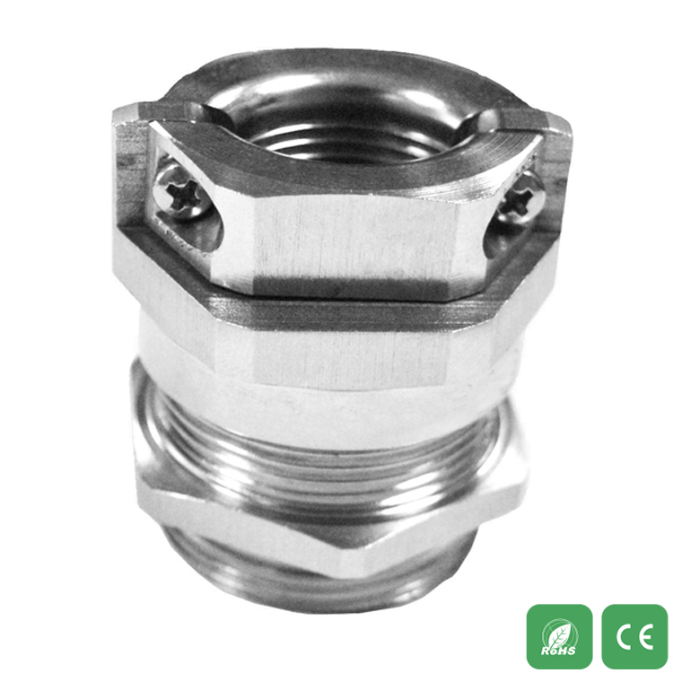 Double locking stainless steel cable waterproof connector  DSSM