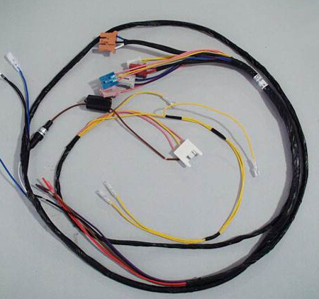 High-quality green wire harness what material manufacturing