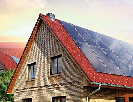 Household photovoltaic power plant lightning, fire practical skills!